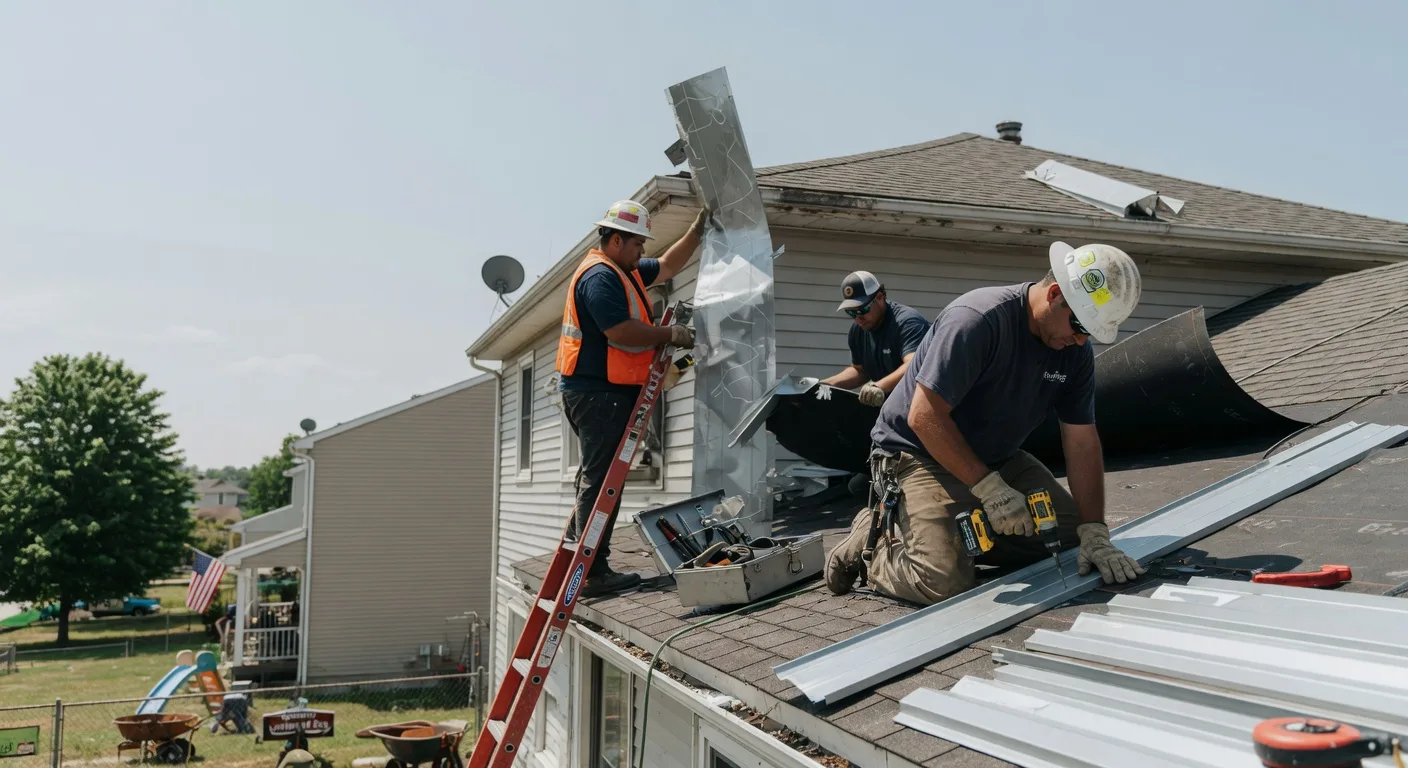 Metal Roofing Installation in Girard, KS near me